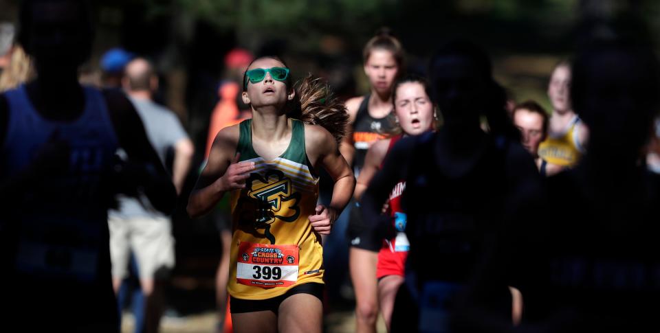 Freedom's Claire Helmila finished 23rd at the Division 2 state cross-country meet last year.