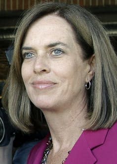 <span class="caption">U.S. Rep. Katherine Clark, D-Mass., is the sponsor of a bill aimed at curbing online harassment and abuse.</span> <span class="attribution"><a class="link " href="http://www.apimages.com/metadata/Index/Battling-Online-Abuse/4dbd34b7b0c44768a0f5af4a7e7dd26b/40/0" rel="nofollow noopener" target="_blank" data-ylk="slk:AP Photo/Stephan Savoia;elm:context_link;itc:0;sec:content-canvas">AP Photo/Stephan Savoia</a></span>