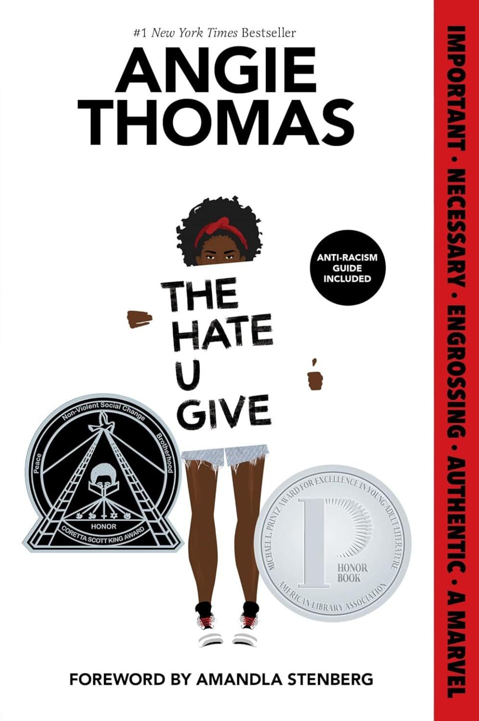 <p><a href="https://go.redirectingat.com?id=74968X1596630&url=https%3A%2F%2Fbookshop.org%2Fp%2Fbooks%2Fthe-hate-u-give-angie-thomas%2F17739550&sref=https%3A%2F%2Fwww.oprahdaily.com%2Fentertainment%2Fbooks%2Fg45307915%2Fbanned-books-to-read%2F" rel="nofollow noopener" target="_blank" data-ylk="slk:Shop Now;elm:context_link;itc:0;sec:content-canvas" class="link ">Shop Now</a></p><p><i>The Hate U Give,</i> by Angie Thomas</p><p>bookshop.org</p><p>$13.94</p>