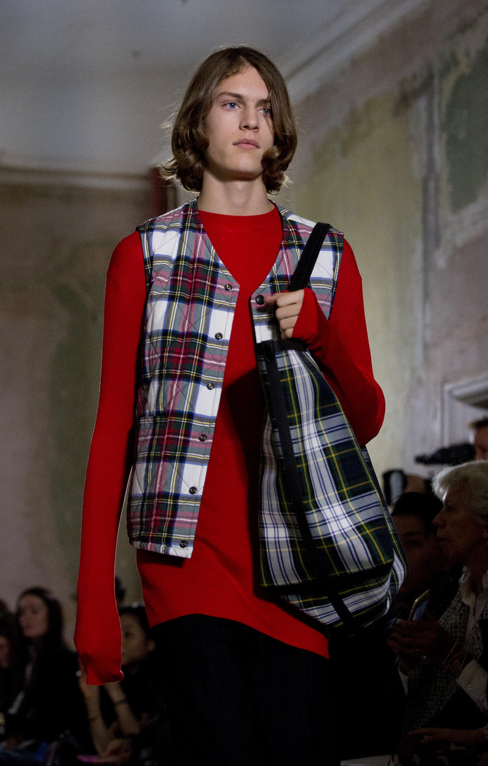 <p>You can’t go wrong with an oversized tote – particularly if it’s a Burberry check number. <em>[Photo: PA]</em> </p>