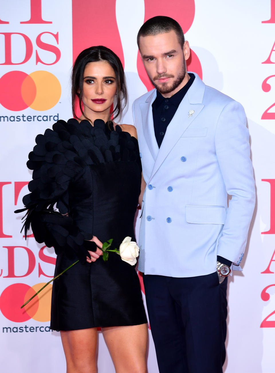 Cheryl and Liam appearing at this year’s BRIT Awards. (PA)