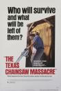 <p>Tobe Hooper's <em>The </em><em>Texas Chainsaw Massacre</em> was released on October 1, 1974, quickly becoming everyone's worst nightmare. The intensely brutal film spawned a film franchise, and Leatherface, the film's villain, is still a common costume today. Also in 1974, puppeteer Ralph Lee started the famous Village Halloween Parade in New York City. </p>