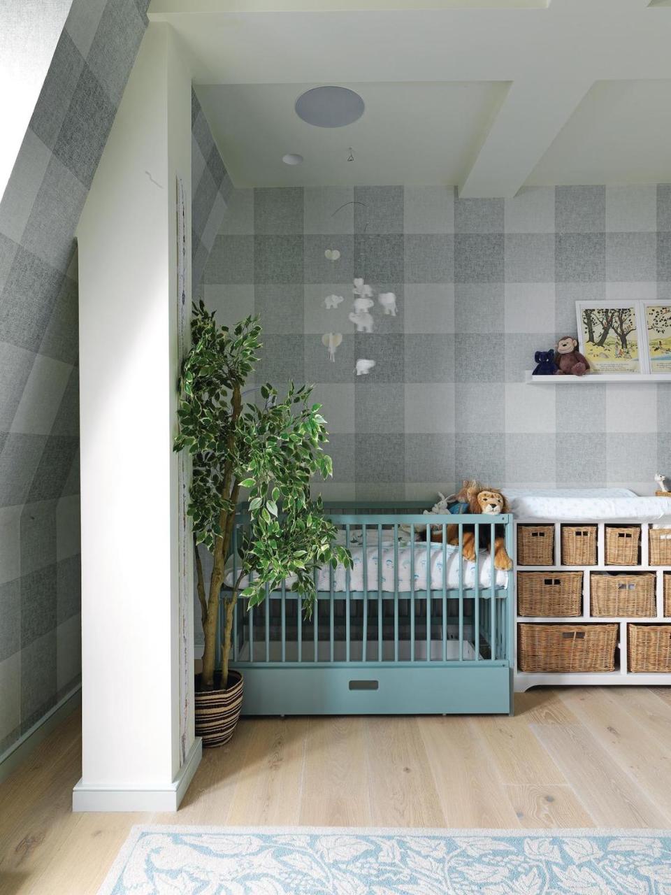 nursery with changing station