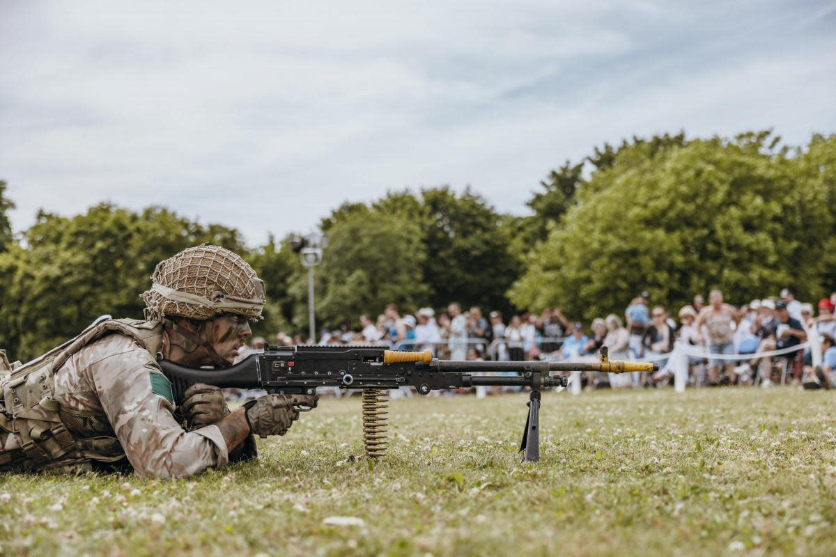 Poised - Military soldier in position with a gun <i>(Image: Cpl Stone - British Army)</i>