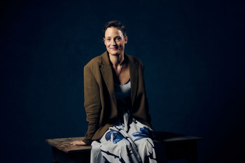 Toronto, ON, CAN - September 11: Actress Vickie Krieps, with the film, "Corsage," photographed in the Los Angeles Times photo studio at RBC House, during the Toronto International Film Festival, in Toronto, ON, CAN, Sunday, Sept. 11, 2022. (Kent Nishimura / Los Angeles Times)