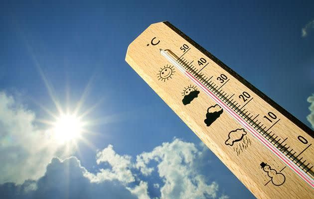 The United Airlines plane was stuck on the tarmac during a heatwave. Photo: Getty