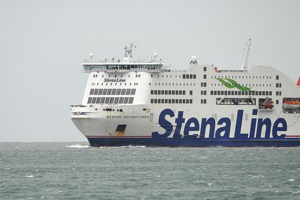 A Stena Line ferry from Dublin pictured in October: AFP via Getty Images