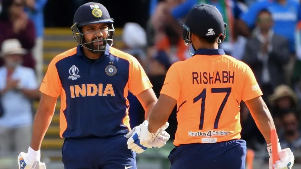 Rohit Sharma and Rishabh Pant