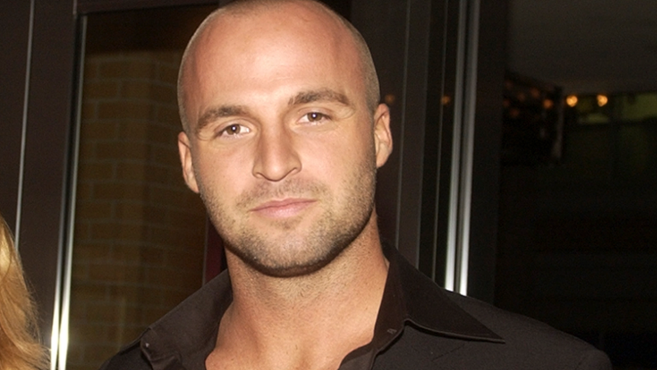 A photo of late Home and Away star Ben Unwin at the first Australian Cosmopolitan Annual Style Awards at the Director's Suite at Fox Studios in Sydney in 2003. 