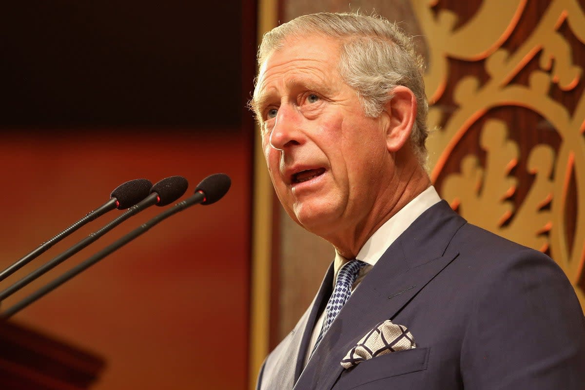 Charles speaking at the Commonwealth Heads of Government Meeting in Sri Lanka (Chris Jackson/PA) (PA Archive)