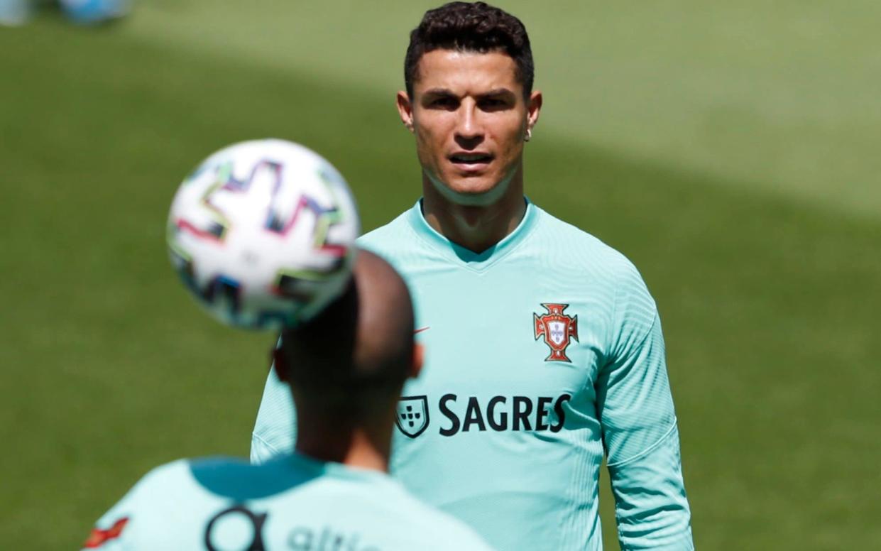 Cristiano Ronaldo training with Portugal - Portugal confront the unthinkable: Is it time to drop Cristiano Ronaldo? - REUTERS