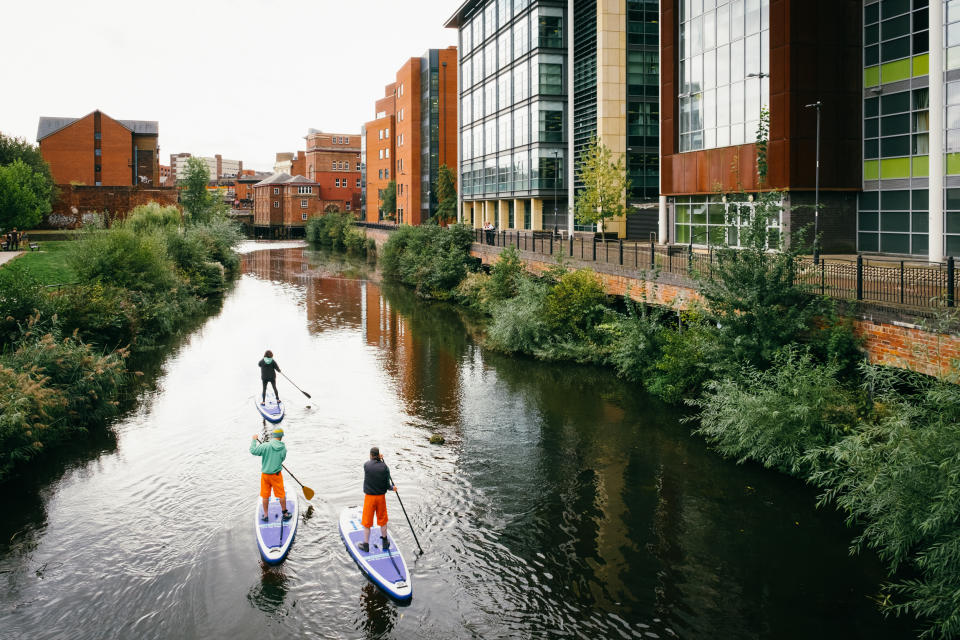 Explore Sheffield’s waterways by stand-up paddle board [Photo: DC Outdoors]