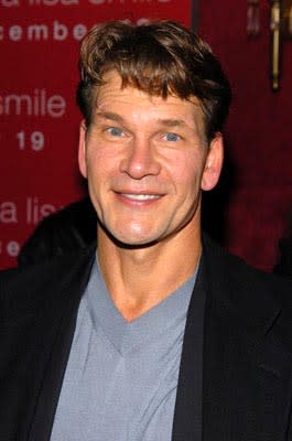 Patrick Swayze at the New York premiere of Revolution's Mona Lisa Smile