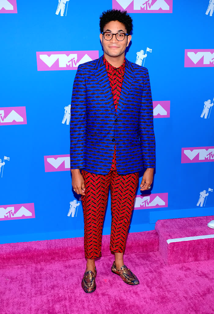 <p>Bryce Vine attends the 2018 MTV Video Music Awards at Radio City Music Hall on August 20, 2018 in New York City. (Photo: Matthew Eisman/FilmMagic) </p>