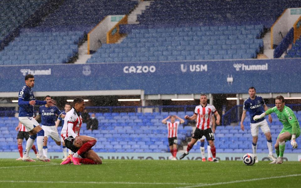 Daniel Jebbison opens the scoring with a poacher's finish - GETTY IMAGES