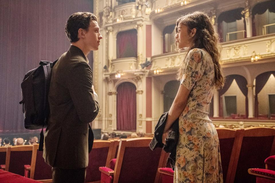 Tom Holland and Zendaya in 2019's *Spider-Man: Far From Home*