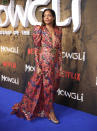 <p>The Bond girl wowed in a printed dress by Dundas. <em>[Photo: Getty]</em> </p>