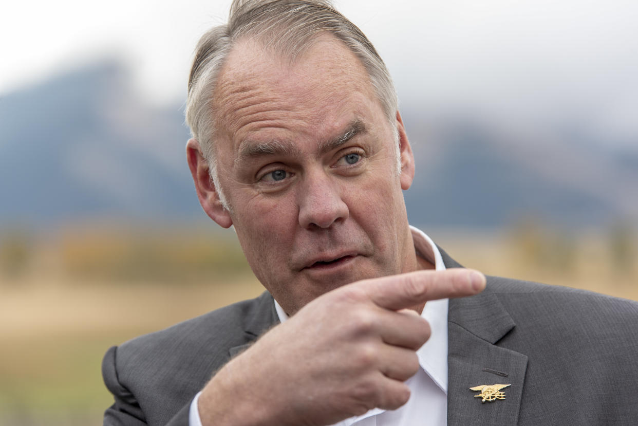 Interior Secretary Ryan Zinke's request to have his wife designated as a department volunteer didn't fly. (Photo: William Campbell via Getty Images)