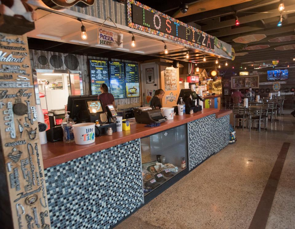 The Nine Mile location of Lost Pizza Co. in Pensacola as of Wednesday, Jan. 23, 2019. The Miss-based franchise offers diners a diverse menu in a fun and funky blues-inspired atmosphere.