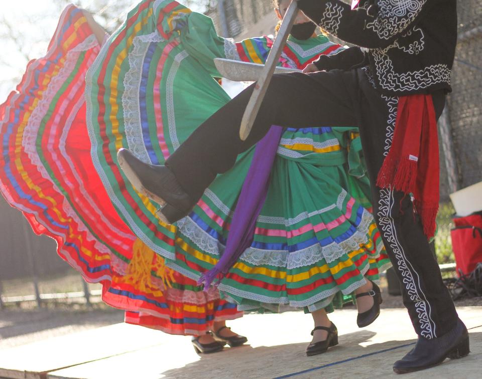 Ready, set, kick! Performance given by Grupo Folklorico del Pueblo on Cinco de Mayo 2021.