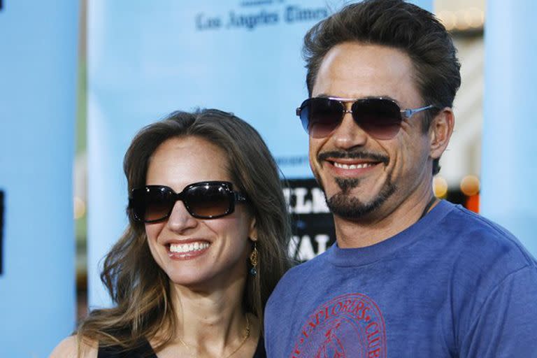 Robert Downey Jr y su mujer se casaron en 2005, dos años después de conocerse en un rodaje
