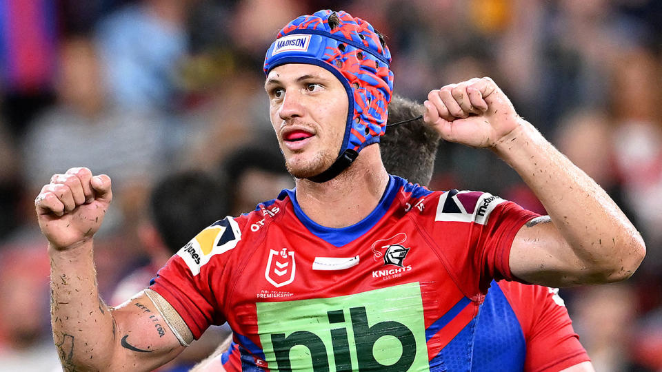 Kalyn Ponga will make a permanent shift to the halves in an exciting development for the Newcastle Knights in 2023. Pic: Getty