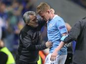 Kevin De Bruyne sale llorando al dejar la cancha lesionado en la final de la Liga de Campeones entre Manchester City y Chelsea