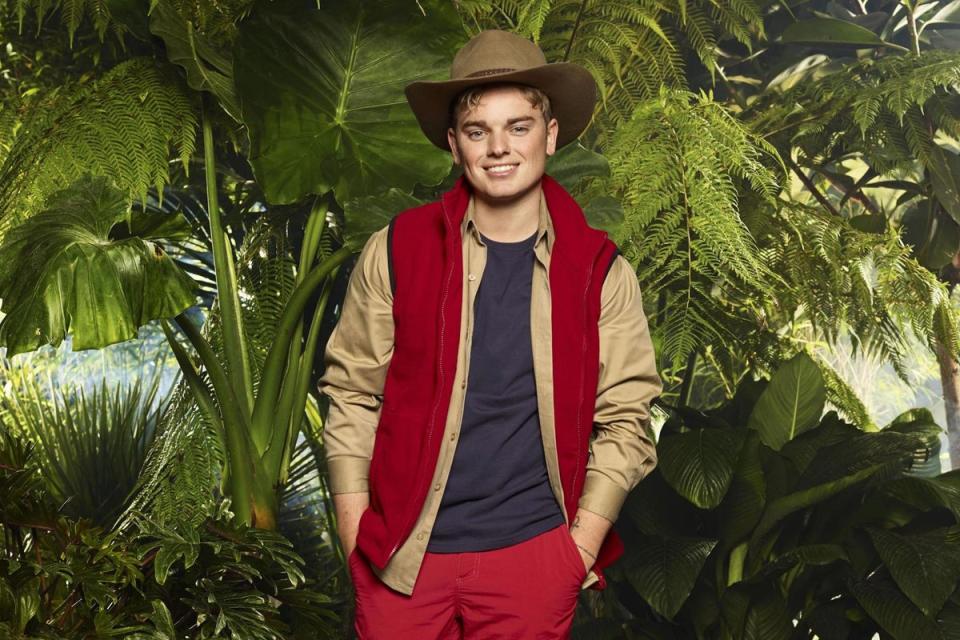 Jack Maynard suffered with PTSD after he left the jungle  (ITV)