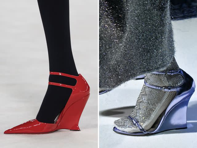 <p>Getty Images</p> From left: Ferragamo, Missoni