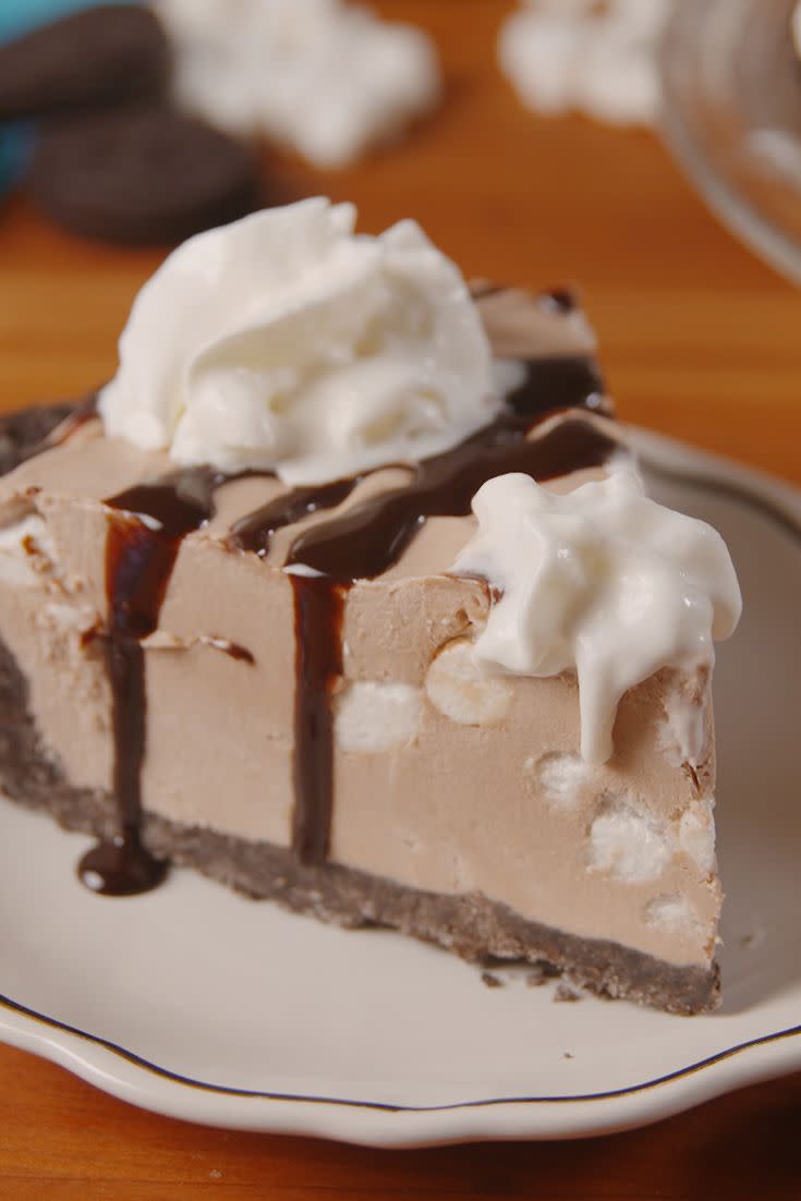 <p>Take your hot chocolate obsession from winter to summer with this cheesecake.</p><p>Get the recipe from <a href="https://www.delish.com/cooking/recipe-ideas/recipes/a53208/frozen-hot-chocolate-cheesecake-recipe/" rel="nofollow noopener" target="_blank" data-ylk="slk:Delish;elm:context_link;itc:0;sec:content-canvas" class="link ">Delish</a>.</p>