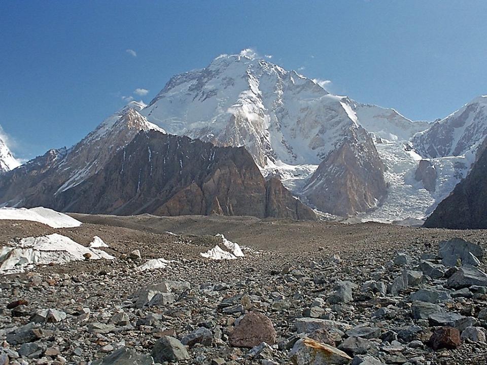 Broad Peak in Pakistan is the world's 12th highest mountain: Wikipedia commons