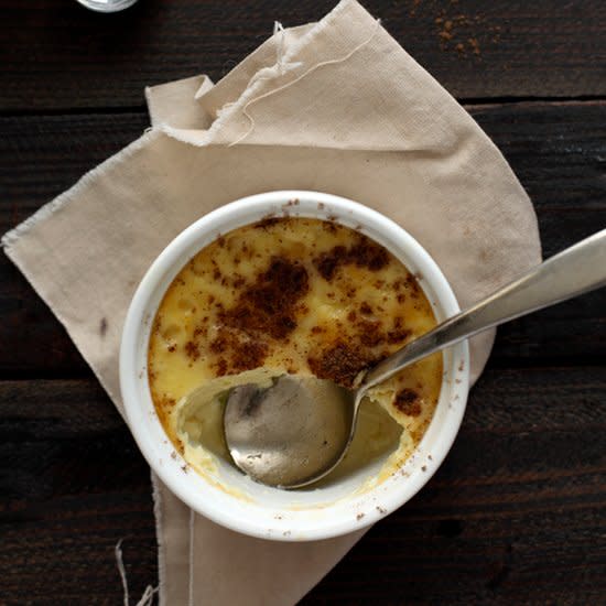 Baked Custard with Allspice