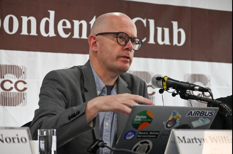 Stimson Center senior fellow Martyn Williams told reporters Monday that the North Korean regime is expanding digital surveillance capabilities to tighten control of its citizens. Photo by Thomas Maresca/UPI