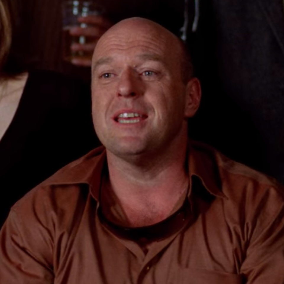 Dean Norris as Hank in the Breaking Bad Pilot