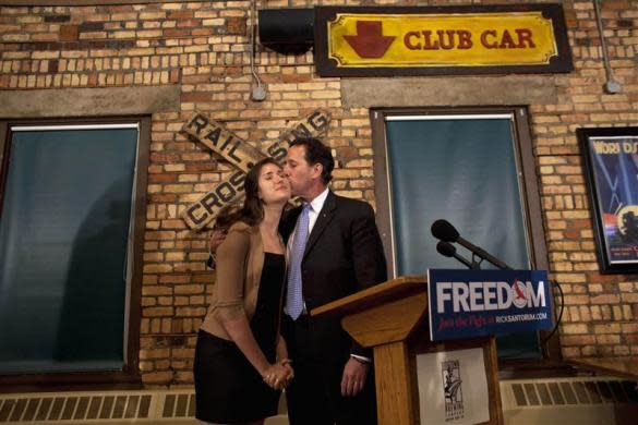 Santorum in Wisconsin