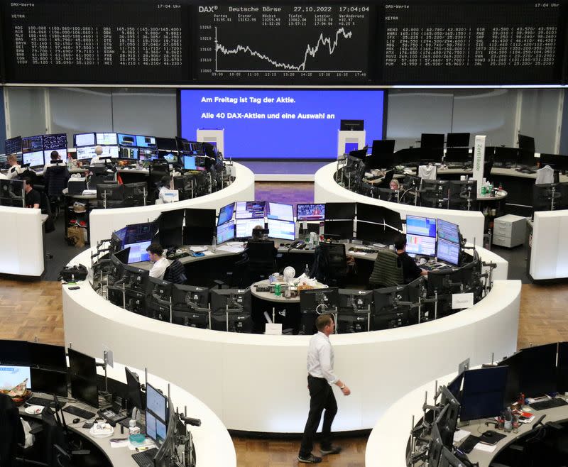 German share price index DAX graph is pictured at the stock exchange in Frankfurt