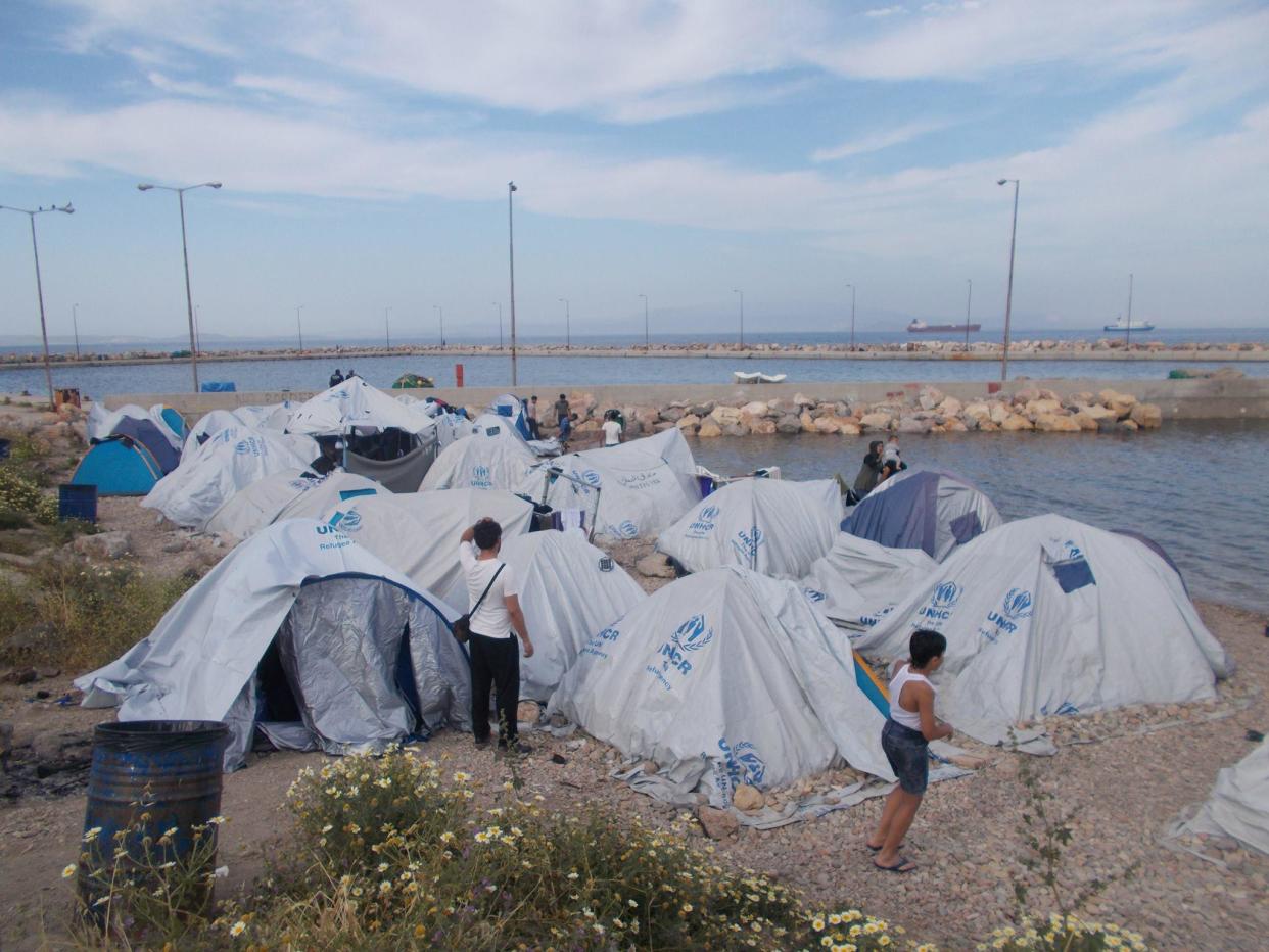 Around 39 per cent of the estimated 3,782 displaced people living on Chios have witnessed a death on the island