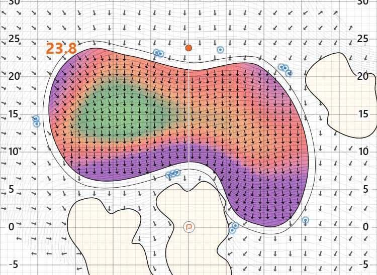 Check the yardage book Castle Pines for the 2024 BMW Championship