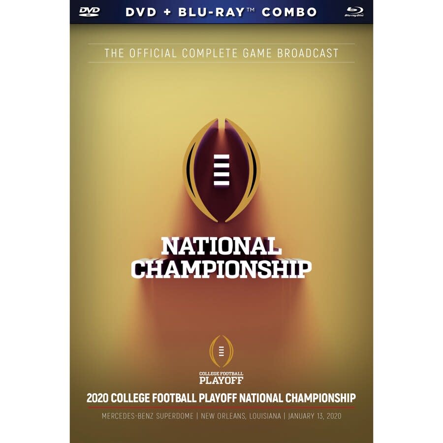 LSU College Football Playoff 2019 National Champions DVD & Blu-Ray Set