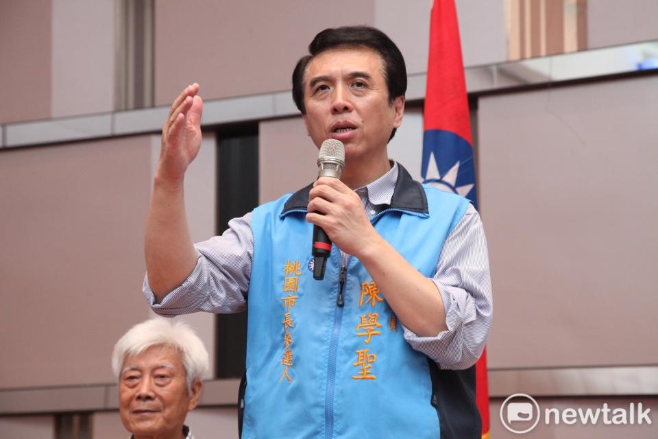 國民黨前立委陳學聖表示，若川普真的訪台，必然引發台海危機，台灣一定要做好準備。   圖：林昀真／攝（資料照片）