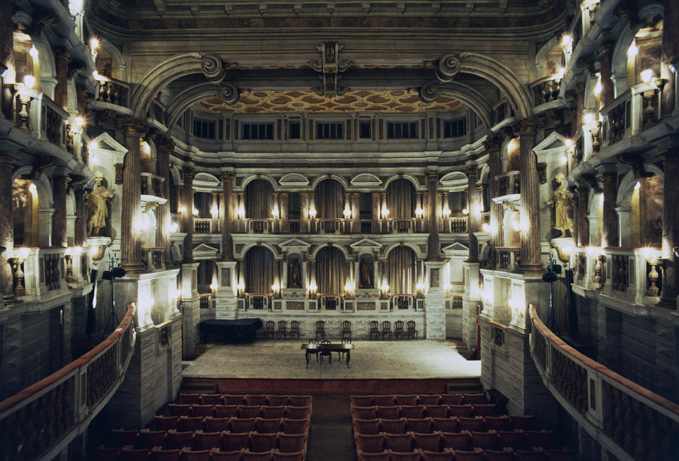 Interior of Teatro Scientifico