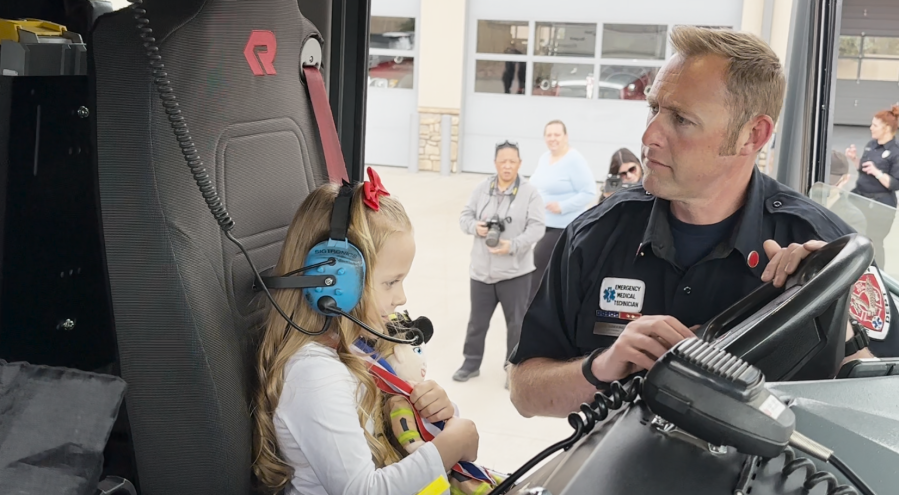 Brave four-year-old awarded 911 Hero Award