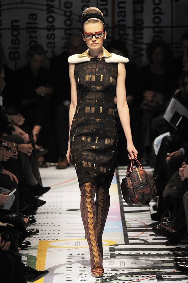 Miuccia Prada has a very strong opinion on whether you can wear black and brown together, like, 20 years strong.