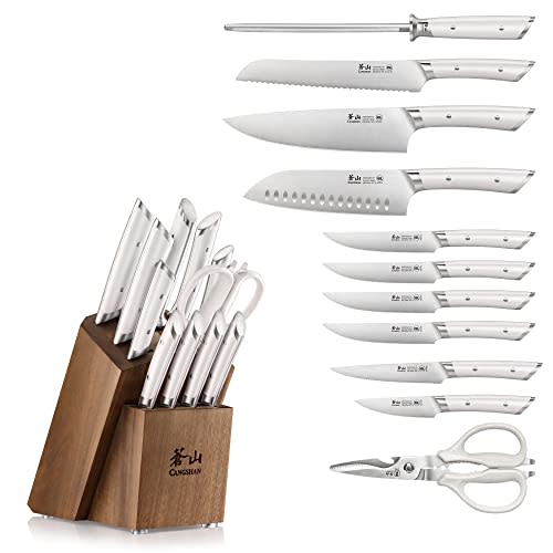 Cangshan Horizon Series 7-Piece Travel Knife Bag Set