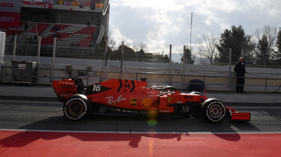 第一次季前集測次日Leclerc讓Ferrari持續領先