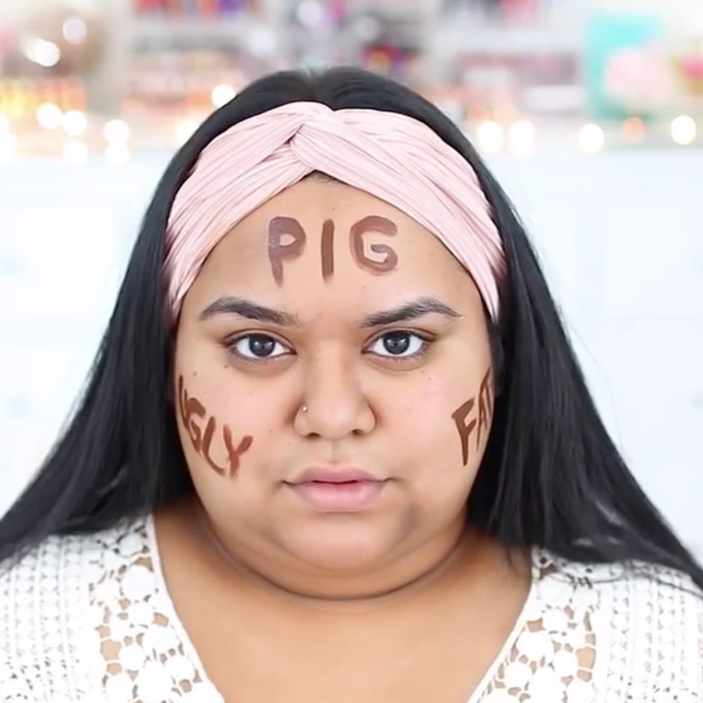 This Beauty Vlogger Wrote Pig On Her