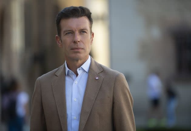 Stéphane Vojetta, député dissident contre Valls aux législatives, exclu de LREM (Photo: PIERRE-PHILIPPE MARCOU via AFP)