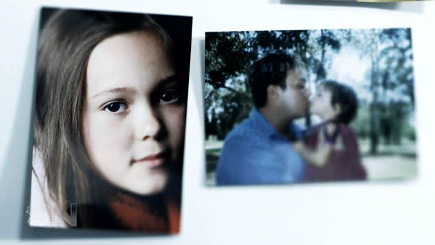 Carl with daughter Dhakota as a child