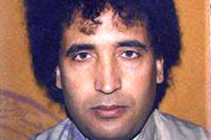 In a photo released by the Crown Office, Lockerbie bomber Abdel Basset al-Megrahi, the Libyan man who was convicted of the deadly 1988 bombing of Pan Am Flight 103, is shown in his passport picture on August 20, 2009. Al-Megrahi, diagnosed with terminal cancer, was released today by Scottish officials on compassionate grounds and returned to Libya. UPI/Crown Office