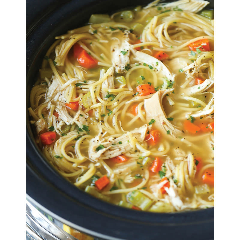 10. Slow Cooker Chicken Noodle Soup